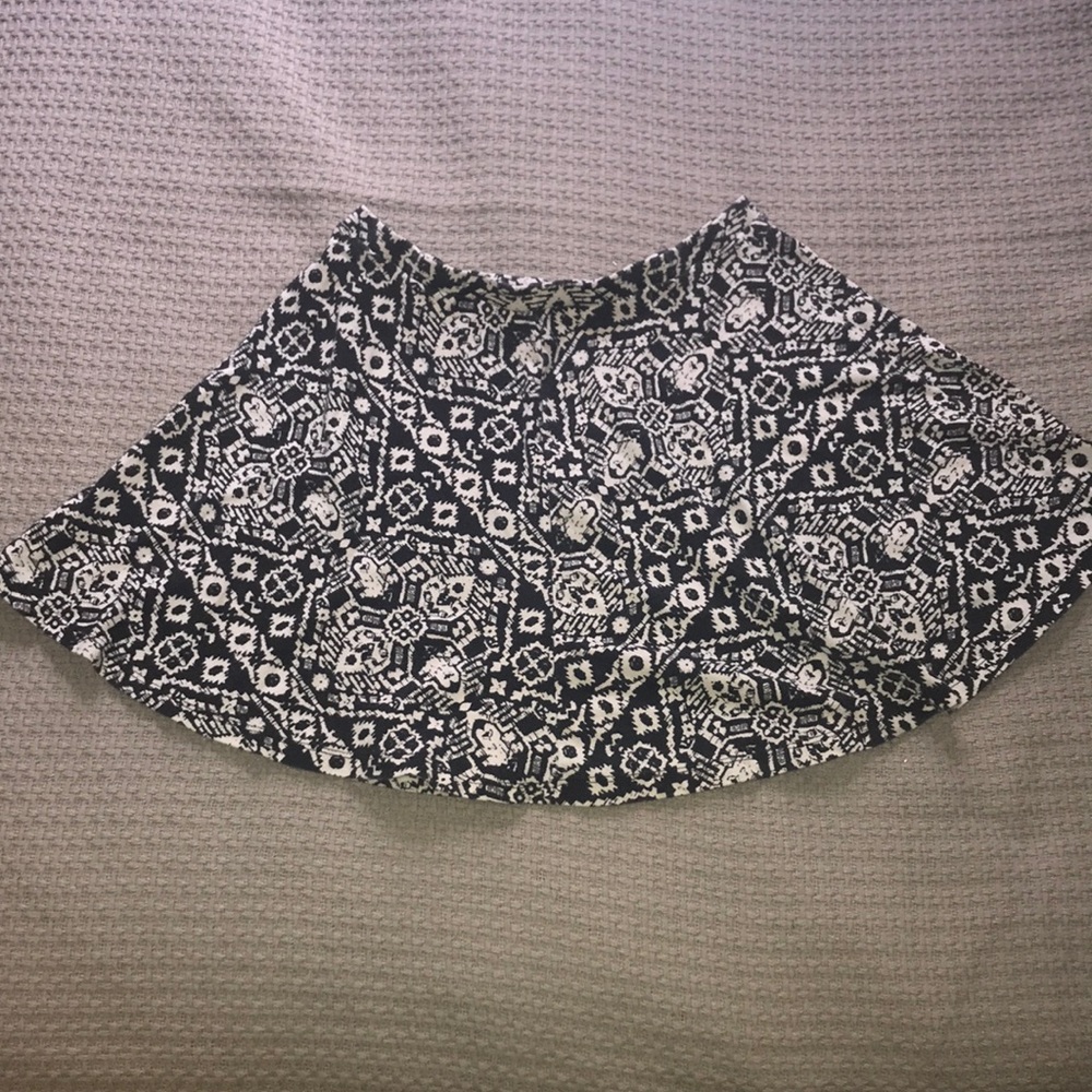 Black and white skirt